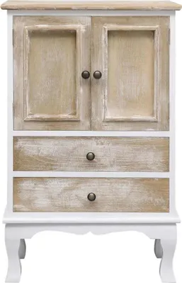 Produktbild von vidaXL Schubladenkommode Weiß 50x30x80 cm Holz