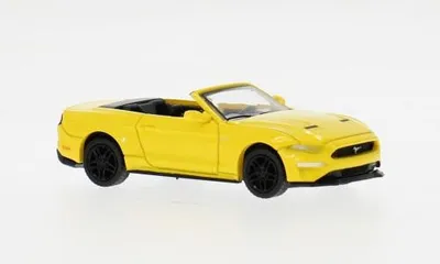 Produktbild von Brekina PCX870566 - 1/87 Ford Mustang VI Cabriolet, gelb, 2020 - Neu