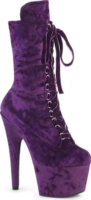 Produktbild von ADORE-1045VEL Damen Booties von Pleaser, Lila , EU 35, US 5
