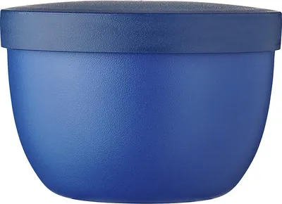 Produktbild von Mepal - Snackbox Ellipse - Lebensmittelbehälter zum Aufbewahren und Transportieren von Snacks - geeignet für Gefrierschrank, Mikrowelle & Spülmaschine - 350 ml - Vivid Blue