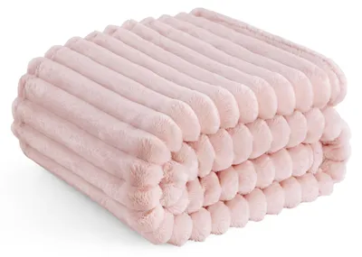 Productafbeelding van Knuffeldekentje, 150x200 cm - Decoratief, kristalroze