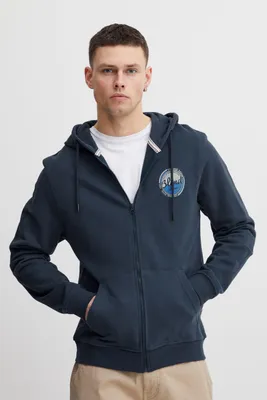 Produktbild von Blend 20715348 Herren Sweatjacke Kapuzenjacke Hoodie mit Kapuze und Reißverschluss