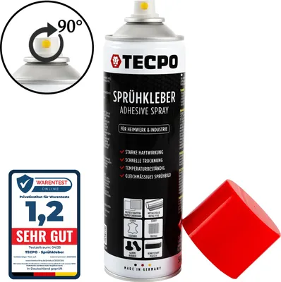 Produktbild von TECPO Sprühkleber, 500ml Industriekleber, Kontaktkleber Alleskleber