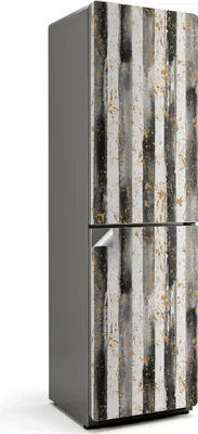Produktbild von Blumenlinienmuster – Kühlschrank Aufkleber – Klebefolie Kühlschrank – Kühlschrank Nachbildung – Kühlschrankfolie selbstklebend – Küchen Nachbildungation – 60x205 cm
