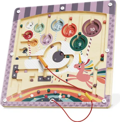 Image de Topbright EINHORN FANTASIE LABYRINTH Magnetspiel ab 36 Monate, Bunt