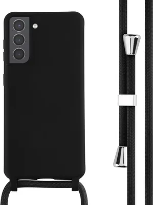 Produktbild von imoshion SilikonHülle mit Band Samsung Galaxy S21 - Schwarz
