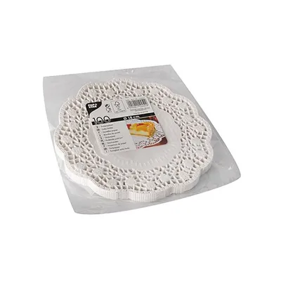 Zdjęcie produktu dla Jednorazowe wieczka do kubków papierowych Papstar okrągłe białe 180 mm 100 szt