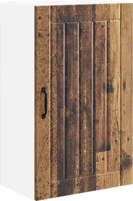 Zdjęcie produktu dla Szafka ścienna vidaXL LUCCA z drewna postarzanego 50 x 31 x 80 cm z płyt drewnopochodnych