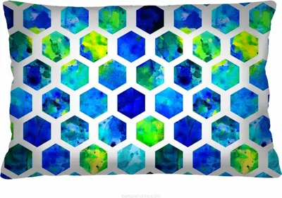 Produktbild von ARCO DESIGN Dekokissen "Tile" Farbig Stoffbezug 40 x 60 cm Dekokissen mit Füllung Dekokissen für Wohnzimmer Schlafzimmer