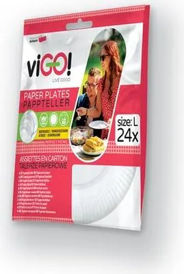 Obrázok produktu pre Taniere Papierové Vigo 23Cm, 24Ks