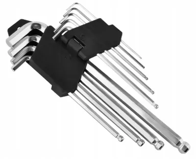 Immagine prodotto di Set di chiavi a Esagono interne, da 1,5 a 10 mm. Set di utensili, set di chiavi