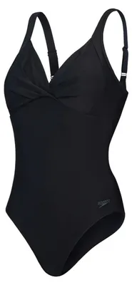 Produktbild von Speedo Cross Knot Shaping Badeanzug schwarz für Damen, Farbe:Schwarz, Größe:50