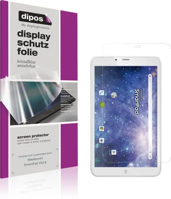 Immagine prodotto di 2x Pellicola Protettiva per Mediacom SmartPad YIO 8 Protezione Schermo Claro Display dipos