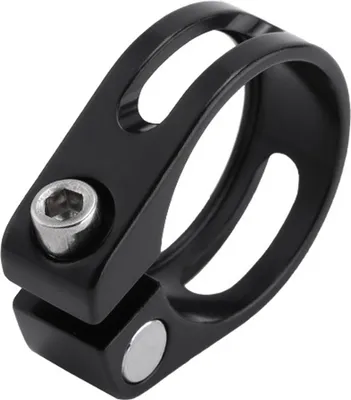 Obrázek produktu pro Robustní kovová objímka sedlovky jízdního kola (černá, 31,8 mm)