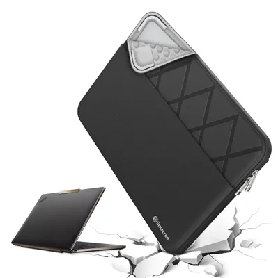 Productafbeelding van Solidchoice - 14 Inch Laptoptas met Schokbescherming en Accessoirevak