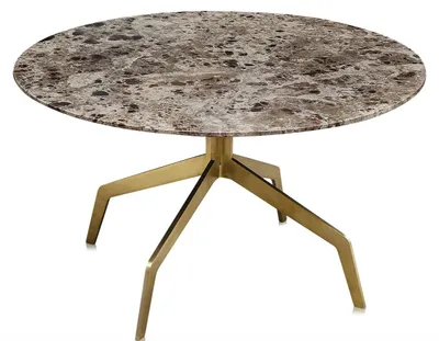 Image de Casa Padrino Table basse de luxe or Ø 70 x H. 40 cm - Meubles de salon de luxe