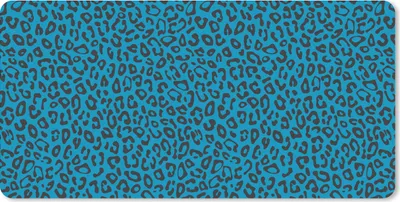 Produktbild von MuchoWow® Mauspad Mousepad Panther Druck - Blau - Design - Tiere 60x30 cm - Mousepads - Maus Mat - Pad - Mausunterlage - Nachhaltig