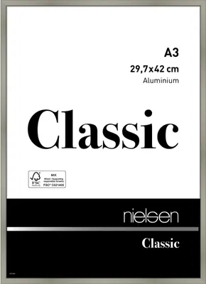 Produktbild von nielsen Aluminium Bilderrahmen Classic, 29,7x42 cm (A3), Champagner