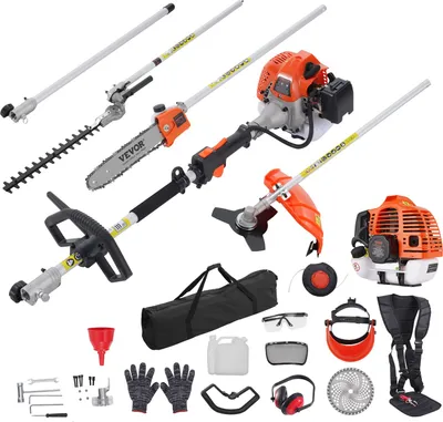 Produktbild von 6-in-1 Heckentrimmer Benzin-Heckenschere 52CC Langstielheckenschere