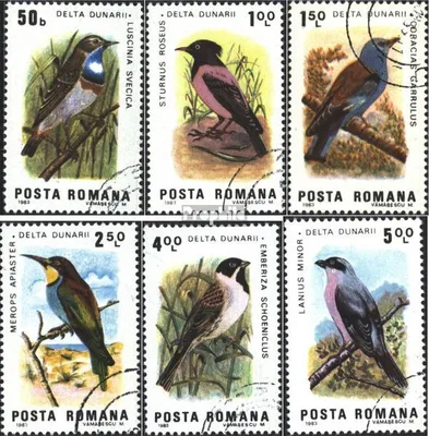 Produktbild von Briefmarken Rumänien 1983 Mi 3966-3971 (kompl.Ausg.) postfrisch Vögel des Donaudeltas