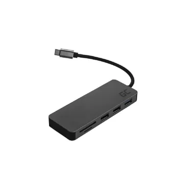 Produktbild von AK50 Green Cell AK50 Schnittstellen-Hub USB 3.2 Gen 1 (3.1 Gen 1) Type-C Silber