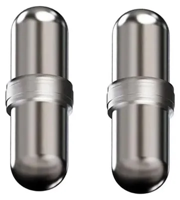 Magnetische Rührstäbe, 2er-Set, Edelstahl, für Kaffeetassen