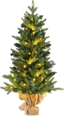 Image de Sapin de Noël artificiel CM25030 avec 50 LED, 90 cm