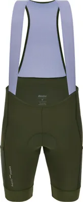 Produktbild von SANTINI Kurze Fahrradhose mit Trägern - CARGO - Grün 2XL