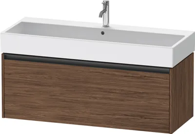 Produktbild von Duravit Ketho.2 Wastafelonderkast 118,4x46x44 cm Mat Noten (donker)