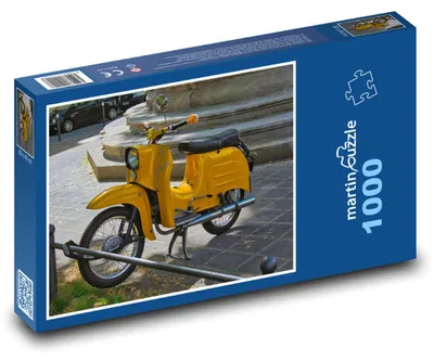 Obrázok produktu pre Puzzle 1000 Retro skúter v meste - martinpuzzle