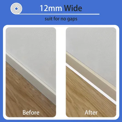 Produktbild von PVC-Dichtungsprofil selbstklebend, 5 m, 12 x 6 mm, für Küche und Wand