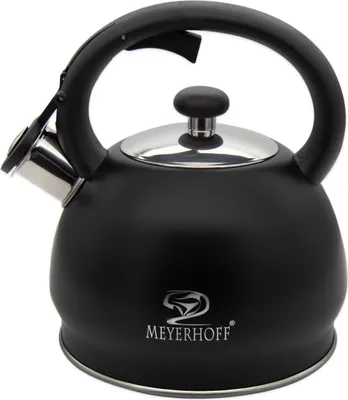 Obrázek produktu pro Konvice čajník nerez/lak 1,8L MEYERHOFF MH-4046E indukce, černá