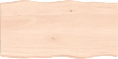 Obrázek produktu pro vidaXL Stolová deska 100x50x2 cm Dubový masiv neošetřená hrana stromu