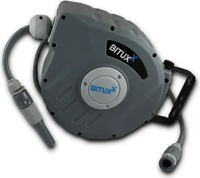 Produktbild von Bituxx® 10 Meter Wand Schlauchtrommel Schlauchaufroller Wasserschlauchaufroller Schlauchbox Automatik (10 m) MS-17755