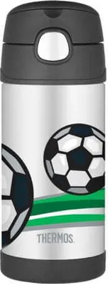 Image de Thermos pour enfants avec paille Thermos 0,35l Football