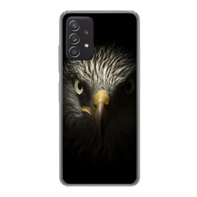 Produktbild von MuchoWow® Handyhülle Schutzhülle Hülle für Samsung galaxy a73 Vogel - Adler - Raubvögel - Auge - Schnabel - Licht Silikon Softcase Handy Hülle - Handyhülle
