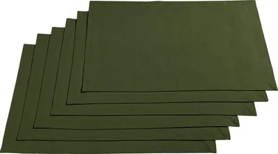 Produktbild von REDBEST Tischset Seattle" 6er-Pack dunkelgrün 30x45 cm"
