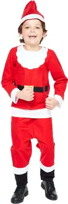 Produktbild von Weihnachtsmann Jungenkostüm