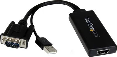 Produktbild von StarTech.com VGA auf HDMI Adapter mit USB-Audio, 1080p aktiv