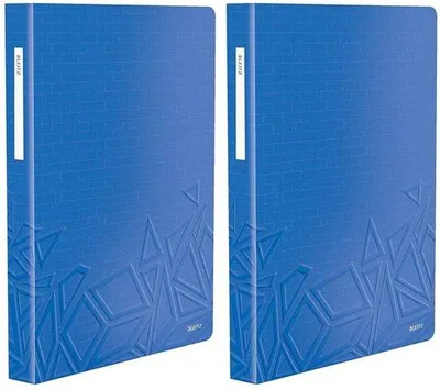 Obrázek produktu pro Prezentace formátu A4, 80 průhledných obalů na 160 listů, modrá, 46520032 (balení po 2 kusech)