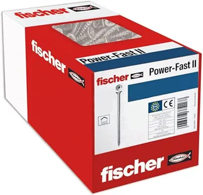 Immagine prodotto di Fischer PowerFast II 5,0x70 testa svasata blvz filettatura parziale TX25 200 pezzi, 670345