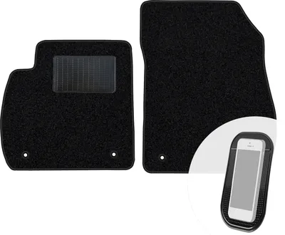 Immagine prodotto di moto-MOLTICO tappetini anteriori auto velours tappetini auto neri set 2 pezzi adatto per Opel Zafira C Tourer 2012-2019