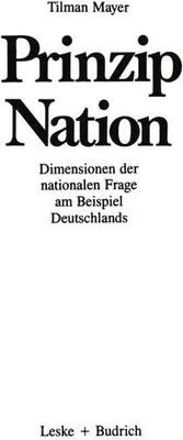 Produktbild von Prinzip Nation