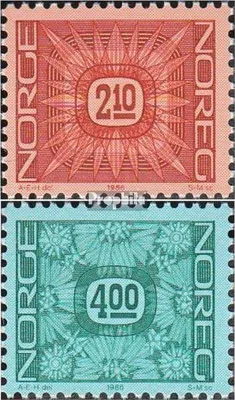Produktbild von Briefmarken Norwegen 1986 Mi 942-943 (kompl.Ausg.) postfrisch Ziffernzeichnung