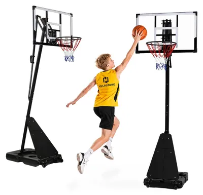 Produktbild von Verstellbarer, freistehender Basketballkorb, 150–305 cm