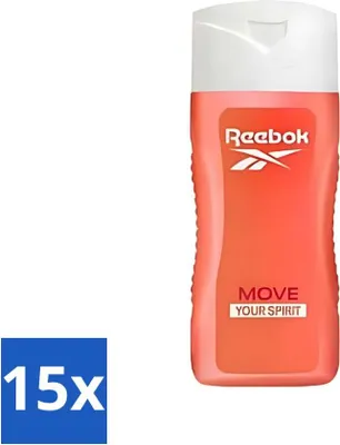 Produktbild von Reebok - Move Your Spirit - Duschgel - 400 ml - Vorteilspack - 15 Stücke