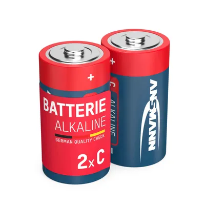 Produktbild von 2x ANSMANN Alkaline Batterie Baby C 1,5V – LR14 MN1400 Batterien (2 Stück)
