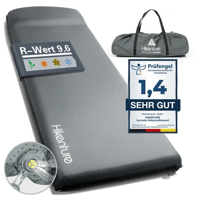 Produktbild von Selbstaufblasende Campingmatratze mit 8 cm Dicke für Bequemen Schlaf