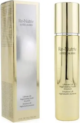 Produktbild von Estée Lauder Re-Nutriv Ultimate Lift Regenerating Youth Emulsion, Frauen, 75 ml, Lotion, Universal, Tag & Nacht, Feuchtigkeitsspendend, Anheben, Nährend, Aufpolsterung