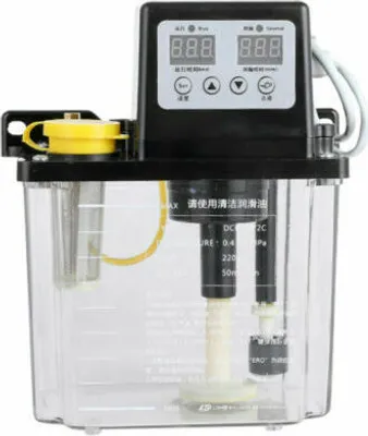 Image de 2L Pompe à huile de lubrification automatique, 220V Pompe à carburant électrique Pompe de lubrification électromagnétique Lubrificateur